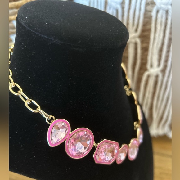 Urban Outfitters Pink Gemstone Necklace - Picture 3 of 7